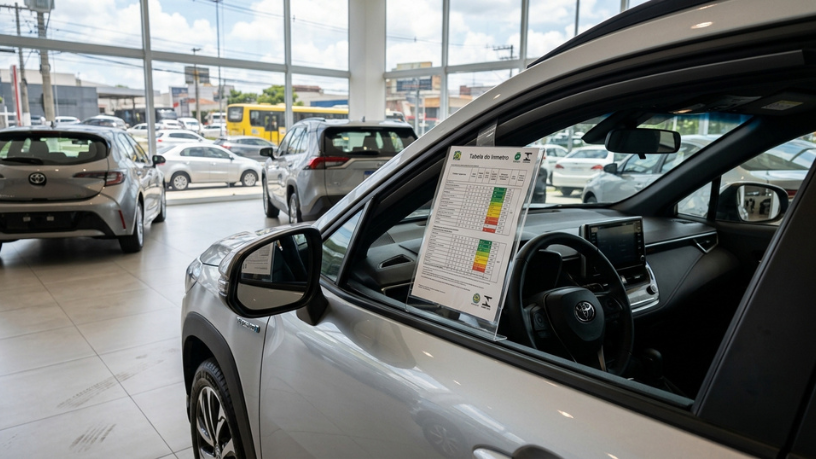 Tabela do Inmetro ajuda a descobrir quais carros gastam menos combustível no Brasil; veja como usar os dados antes de comprar